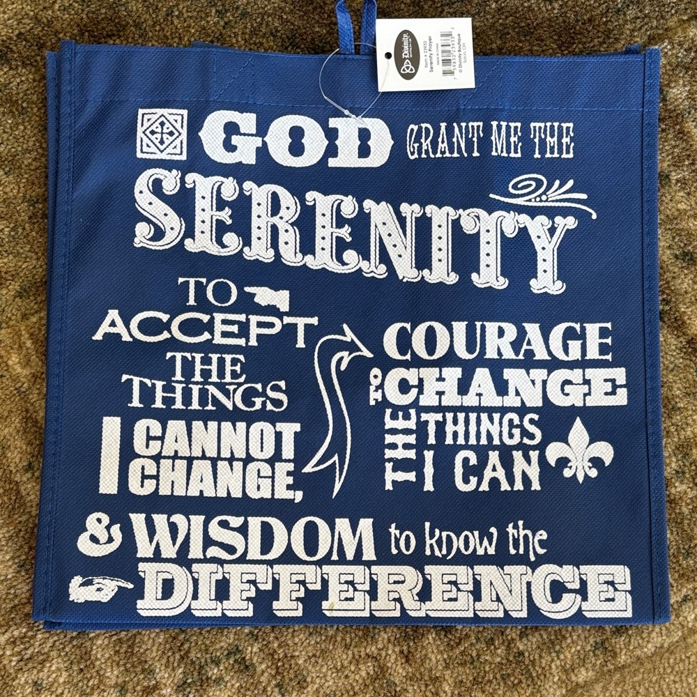 NWT 3 Inspirational Quote Tote Bags - Green, Pink, Blue - Picture 2 of 9